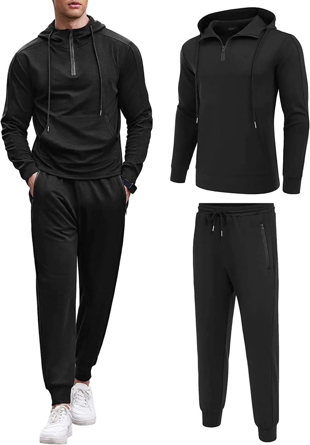 2 Piece Zip Hoodie and Sweatpants Set (US Only)