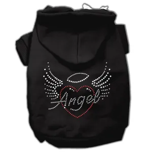 Angel Heart Rhinestone Hoodies Black XS (8)