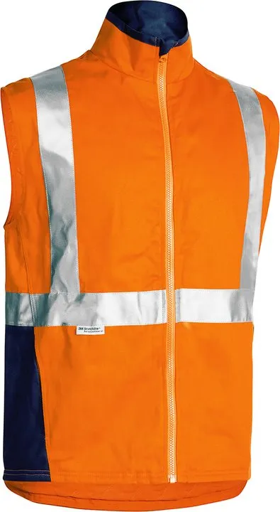 BJ6970T Bisley 3M Taped Hi Vis 3 In 1 Drill Jacket