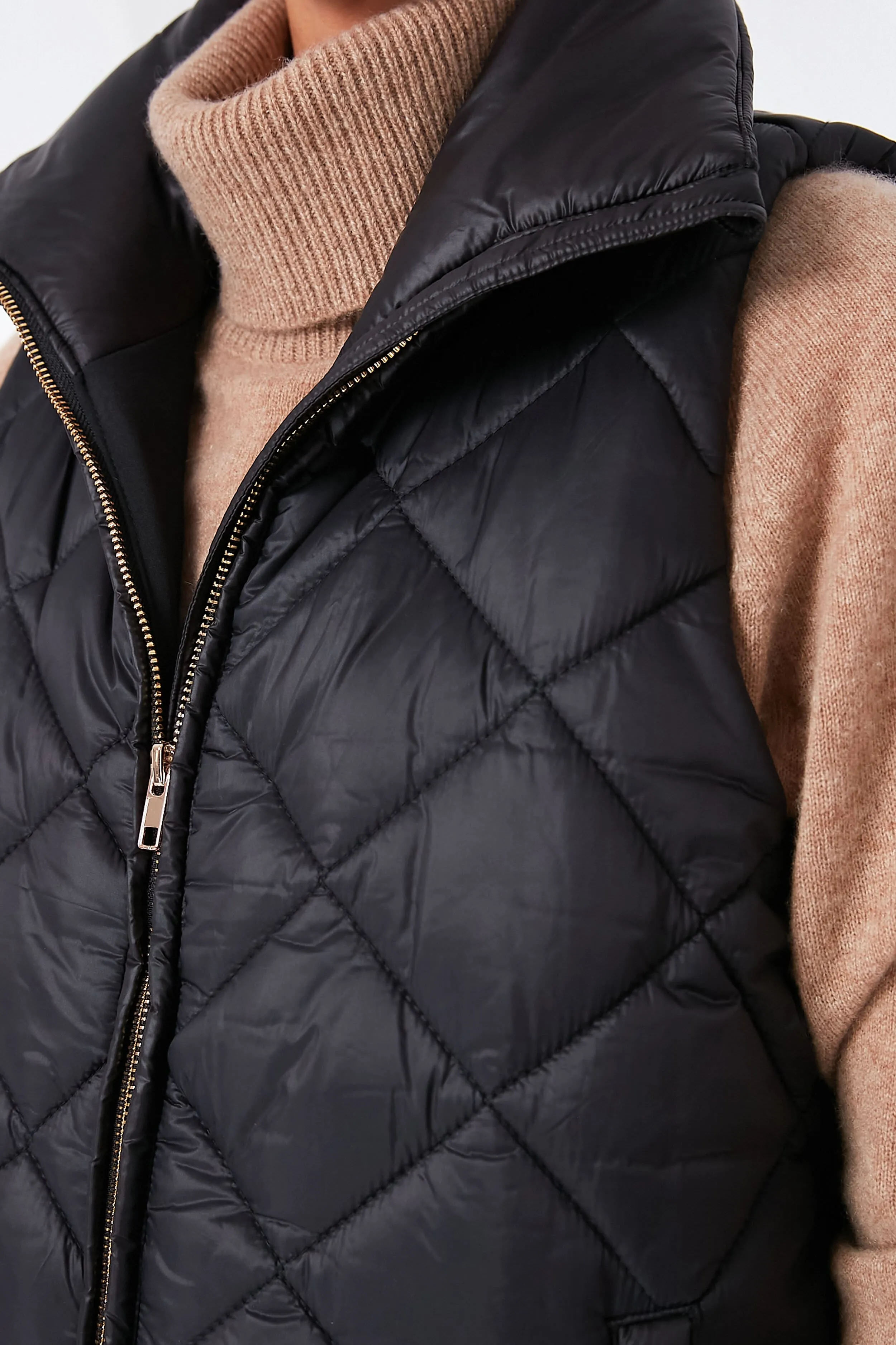 Black Jackson Quilted Vest