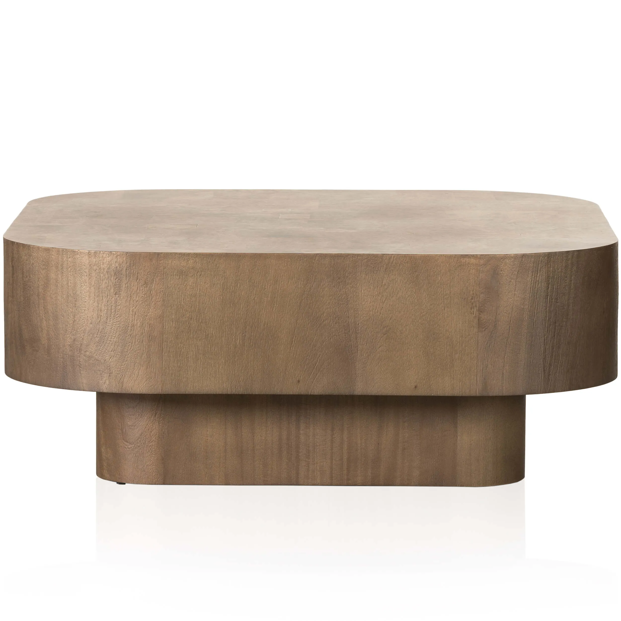 Blanco Coffee Table, Warm Umber Burl