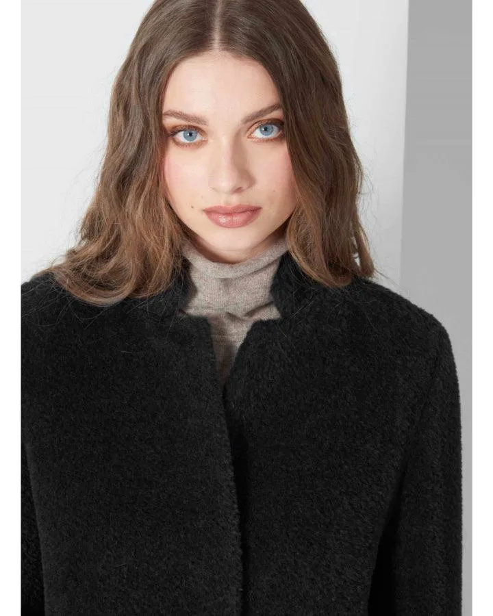 Cinzia Rocca Mid Length Wool Alpaca Coat