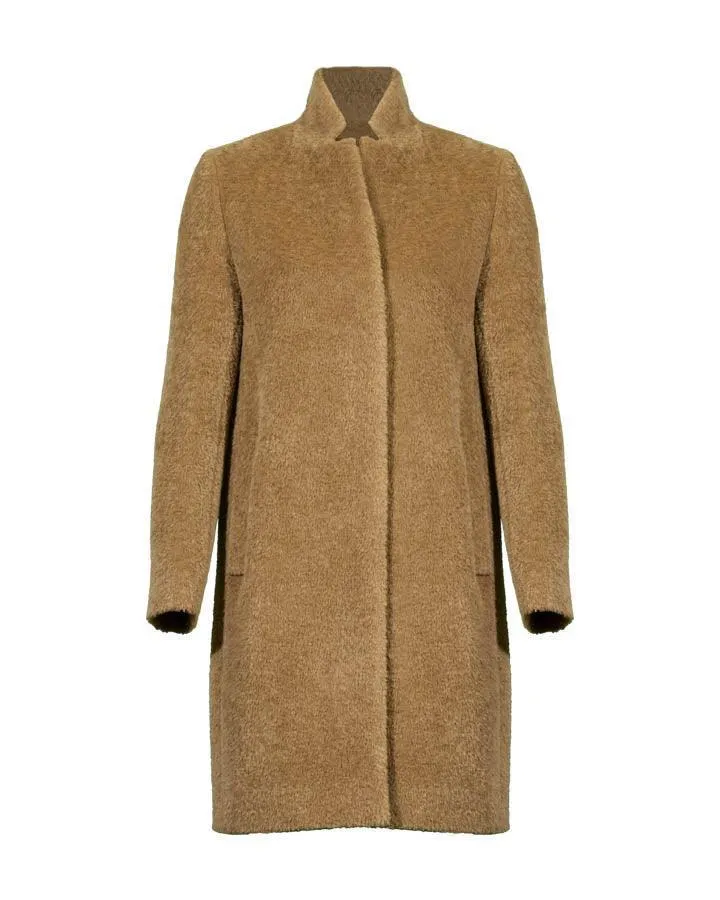 Cinzia Rocca Mid Length Wool Alpaca Coat