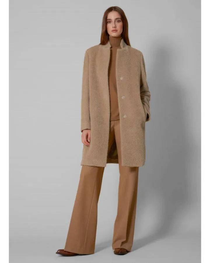 Cinzia Rocca Mid Length Wool Alpaca Coat