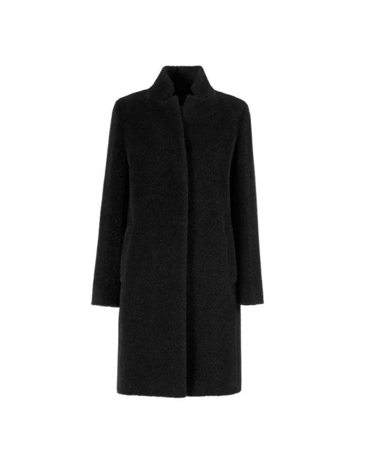 Cinzia Rocca Mid Length Wool Alpaca Coat