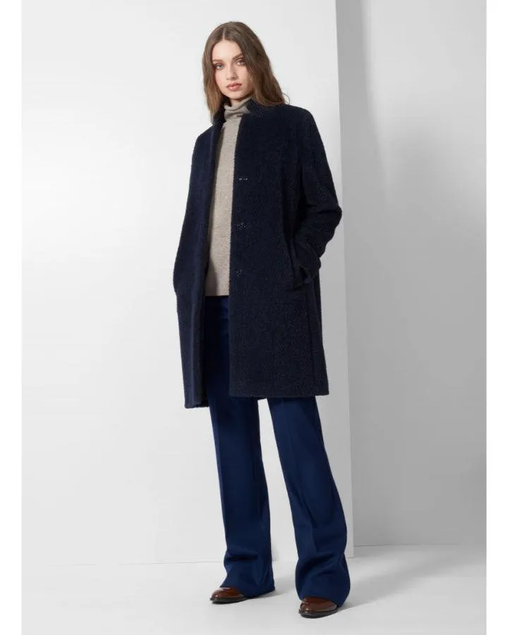 Cinzia Rocca Mid Length Wool Alpaca Coat