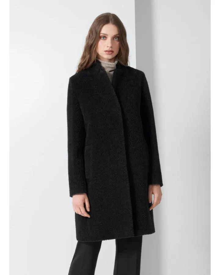 Cinzia Rocca Mid Length Wool Alpaca Coat