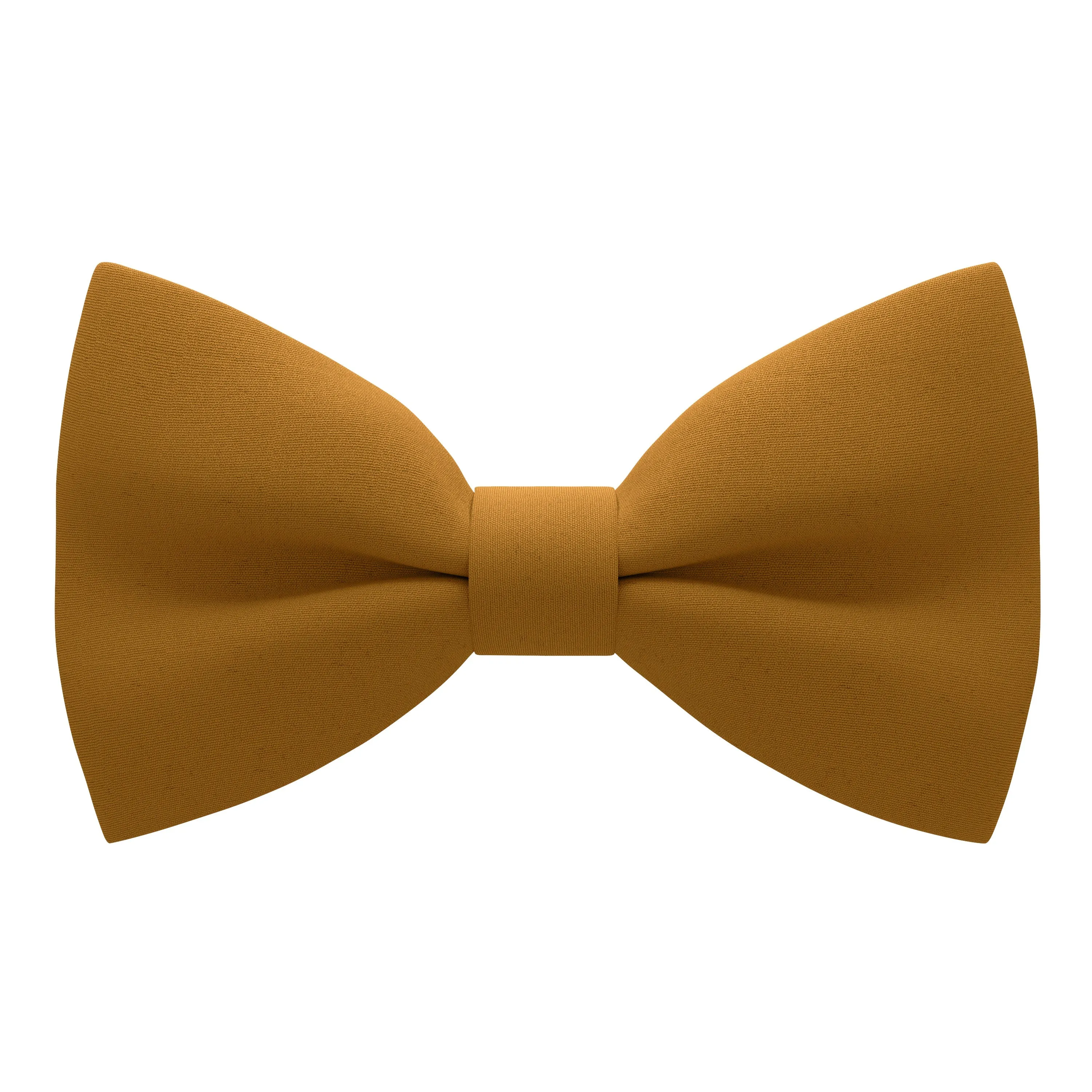 Crape Butterscotch Bow Tie