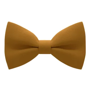 Crape Butterscotch Bow Tie