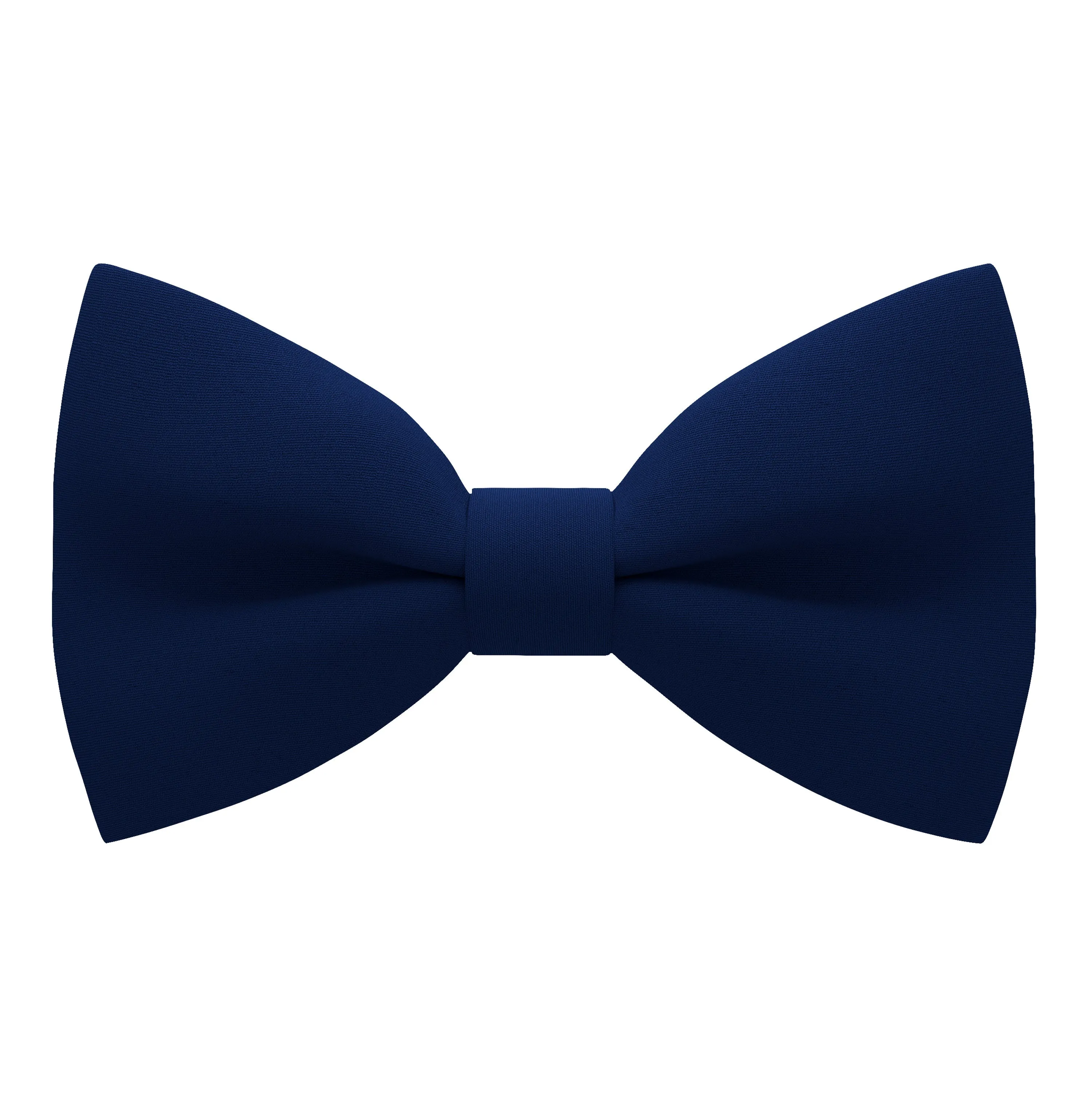 Crape Denim Bow Tie