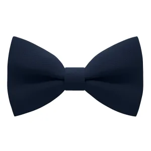 Crape Navy Blazer Bow Tie