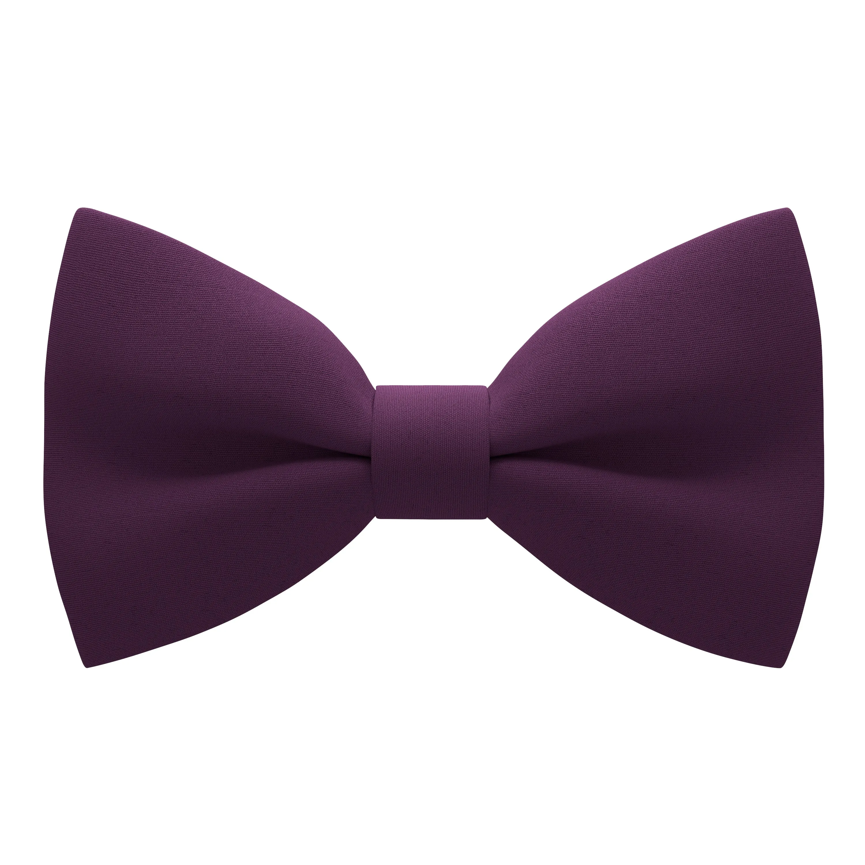 Crape Plum Bow Tie