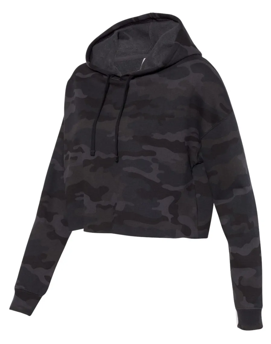 Cropped Camo Hoodie *PREORDER***