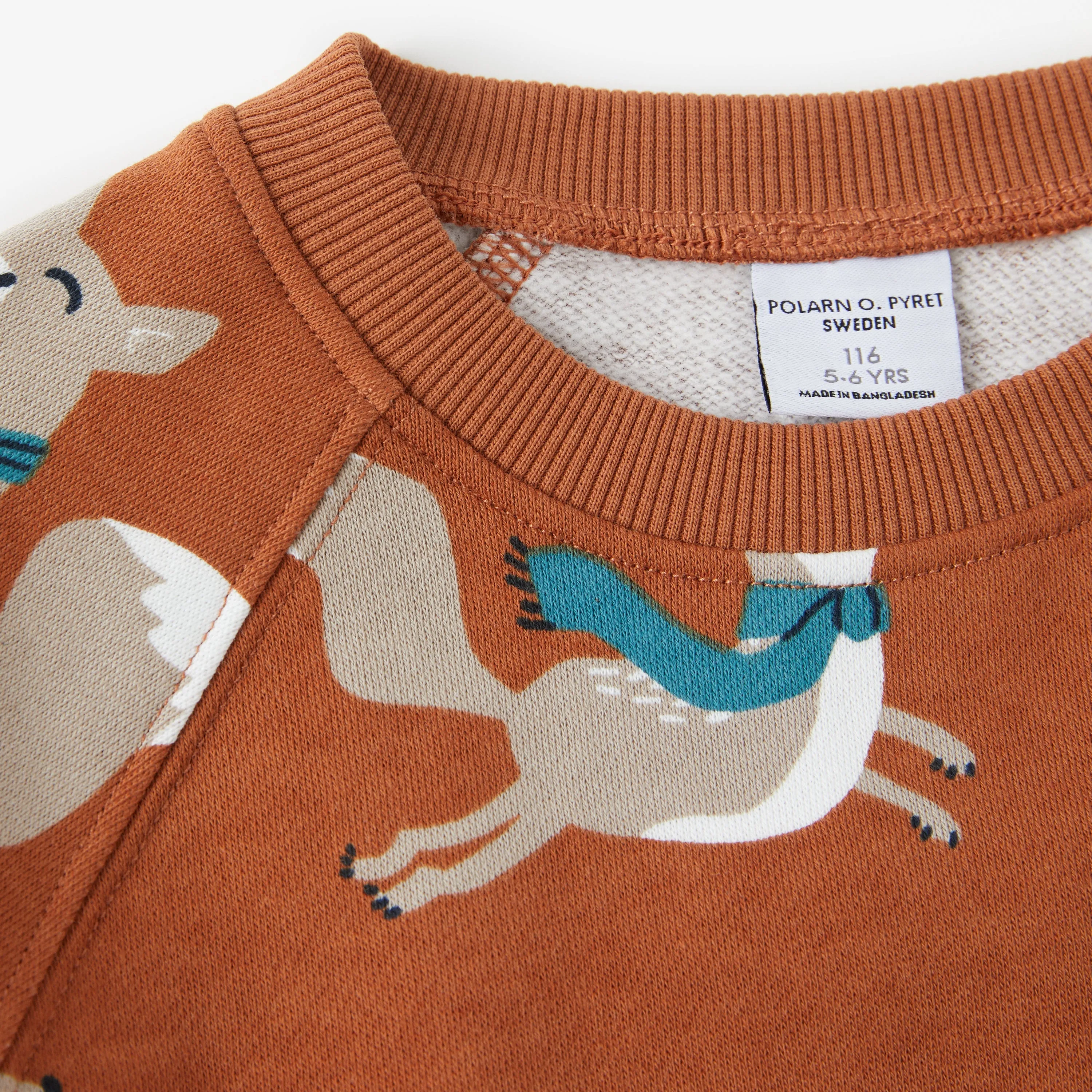 Fox Print Kids Sweatshirt