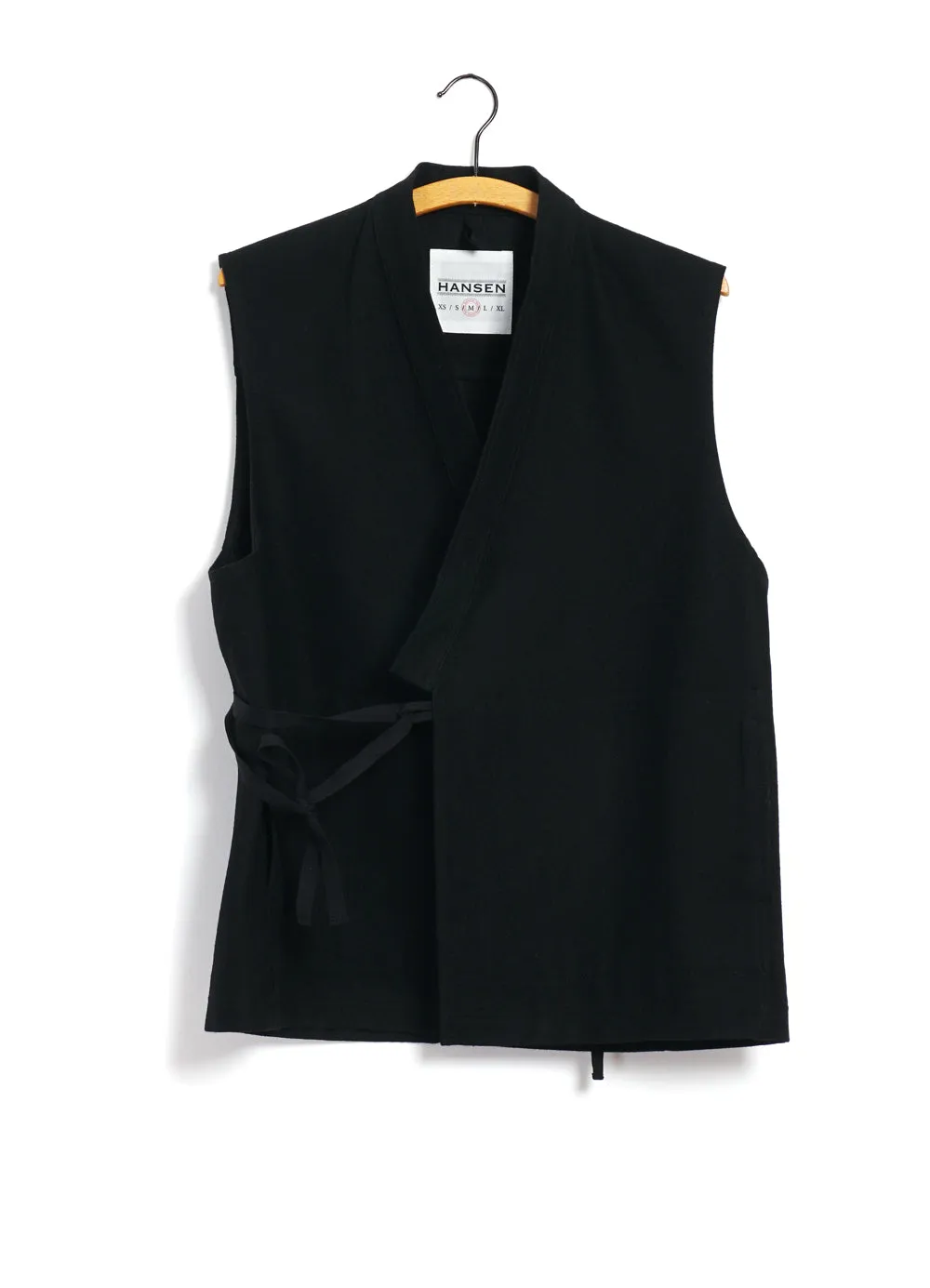 HAUK | Eastern Waistcoat | Black