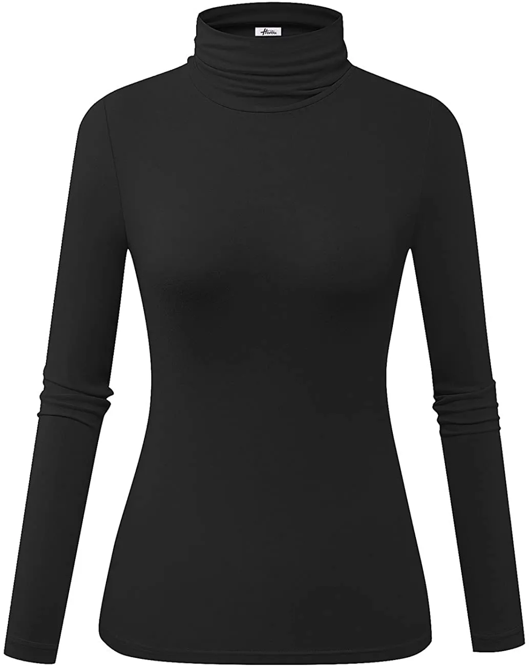 Herou Women's Long Sleeve Lightweight Soft Pullover Turtleneck Tops Shirts