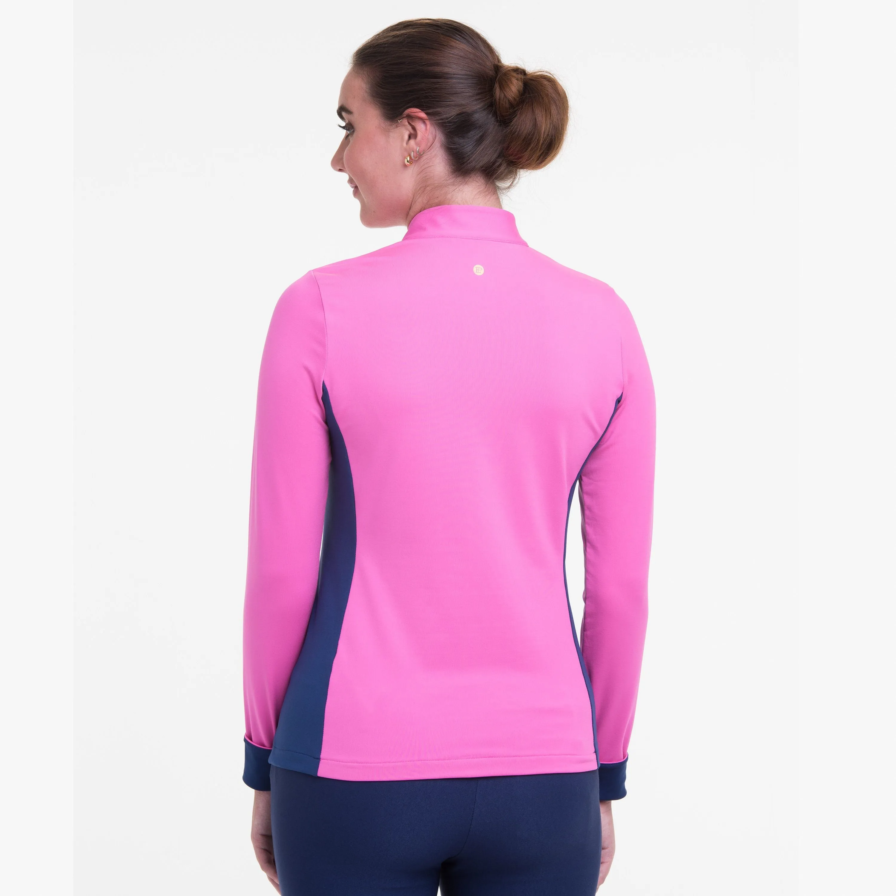 Long Sleeve Mandarin Collar Pullover - Sale