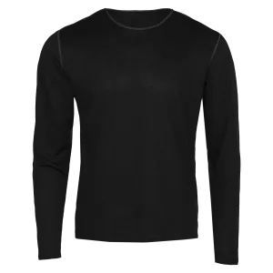 Men's Pepper Bi-Ply Crewneck - Black