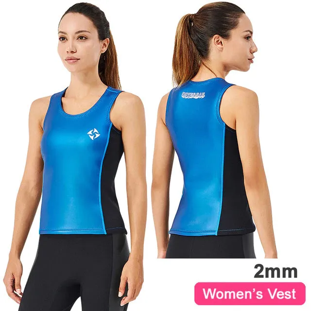 Neoprene Vest for Women | 2mm Sleeveless - quick dry