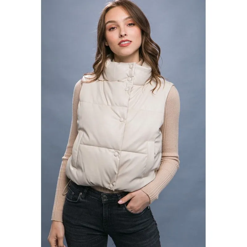 PU Padded Vest