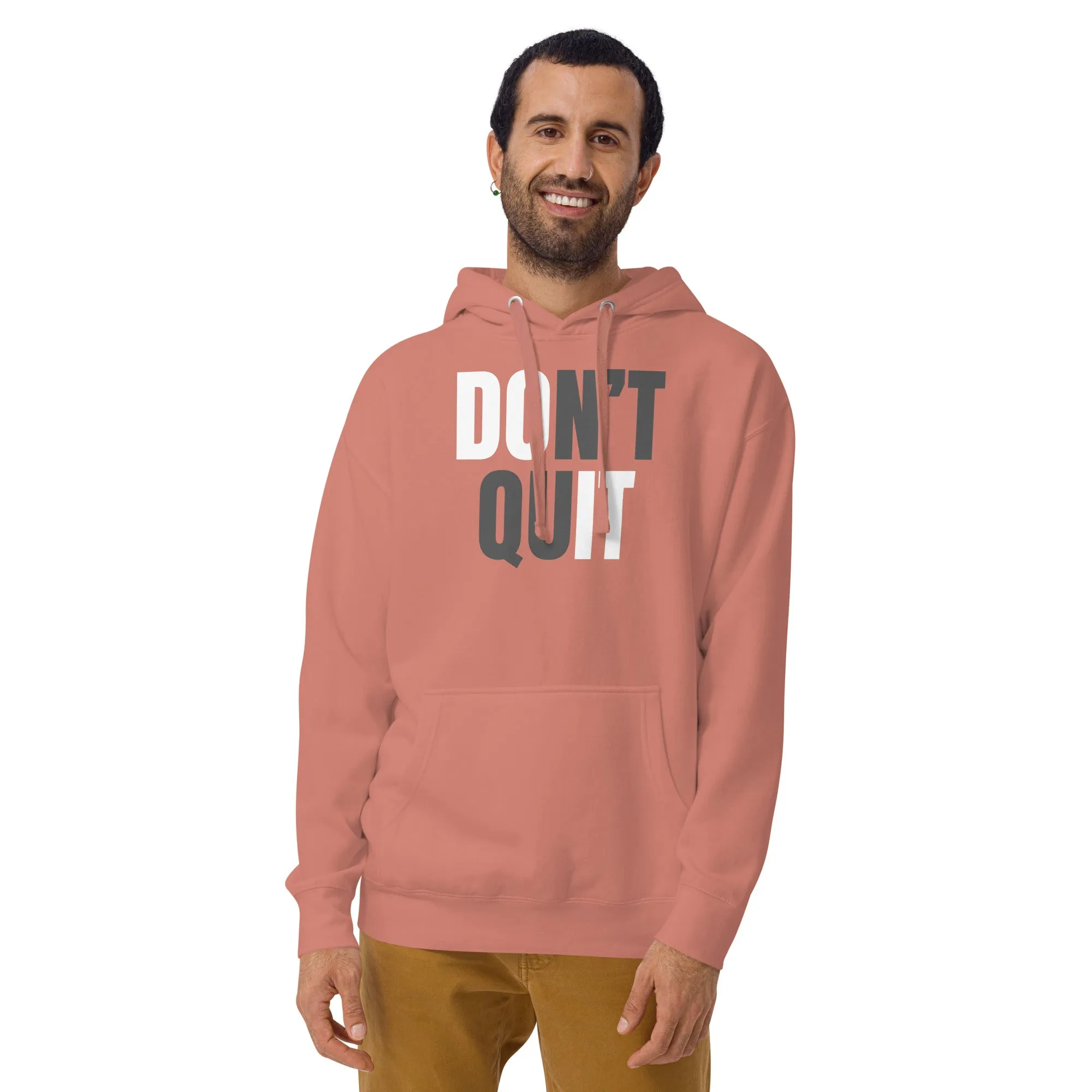 "Don't Quit" Unisex Hoodie by Dumbbells and Hotels