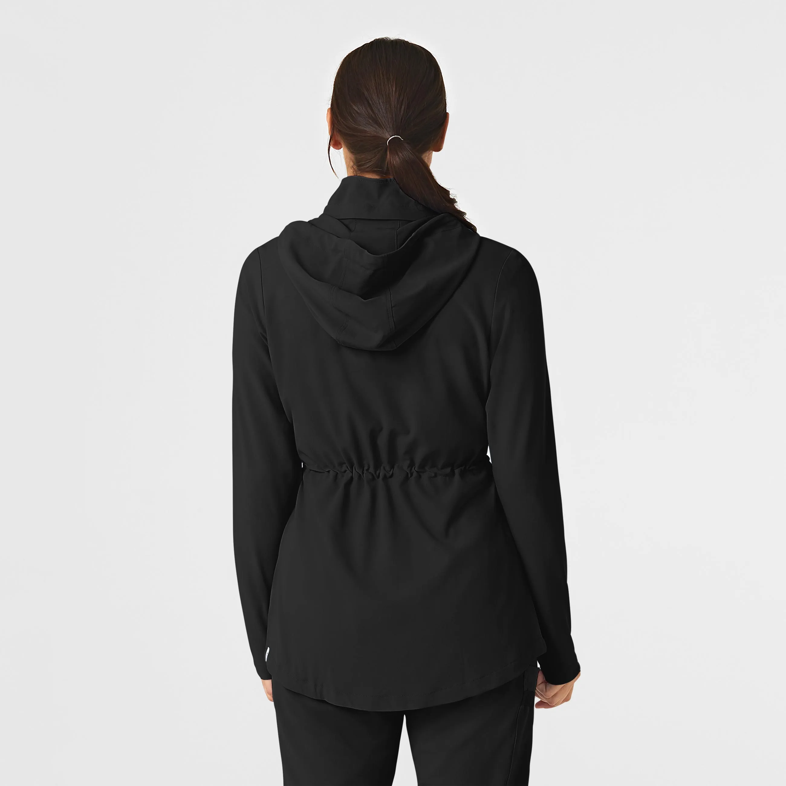 RENEW Women's Convertible Hood Fashion Jacket - Black