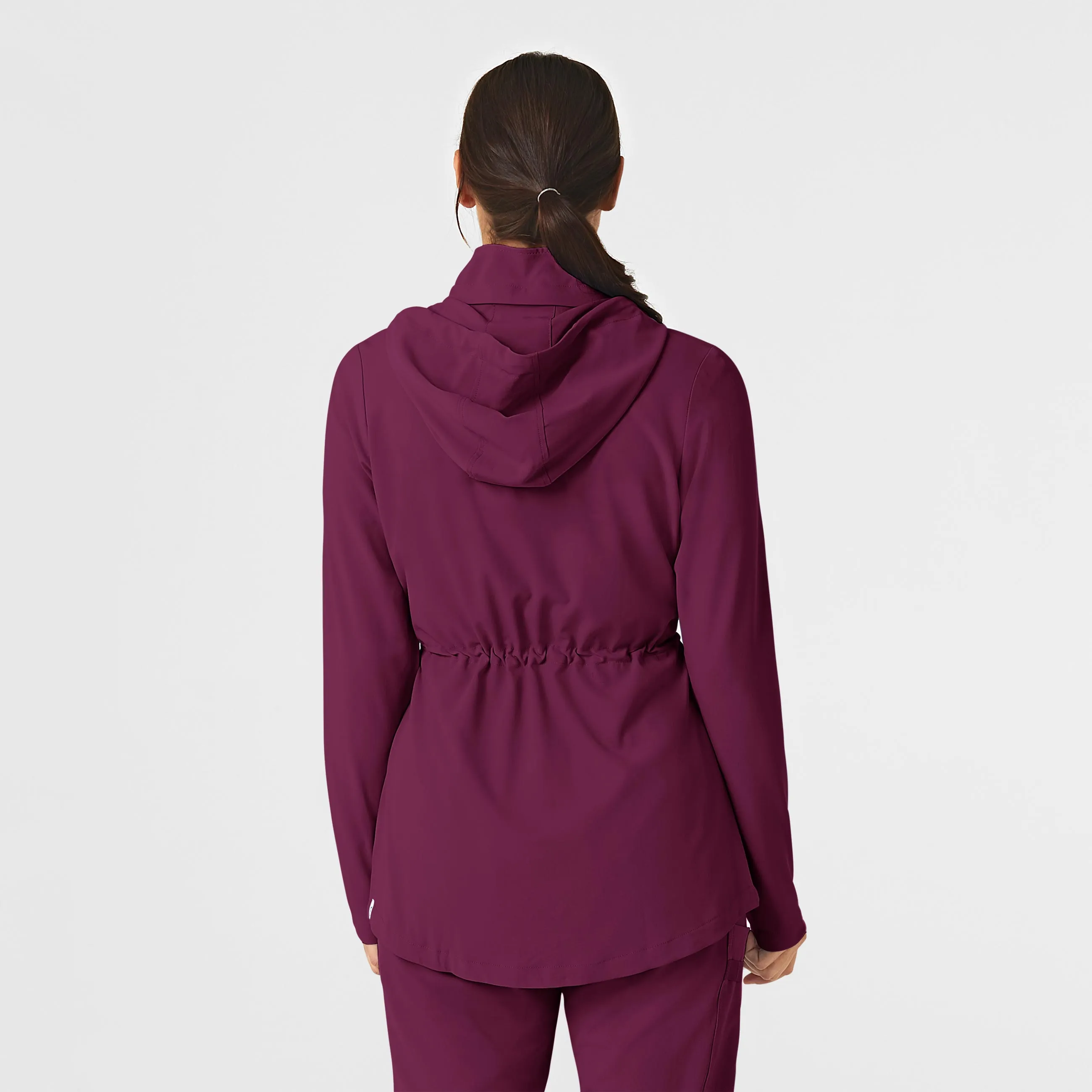 RENEW Women's Convertible Hood Fashion Jacket - Wine