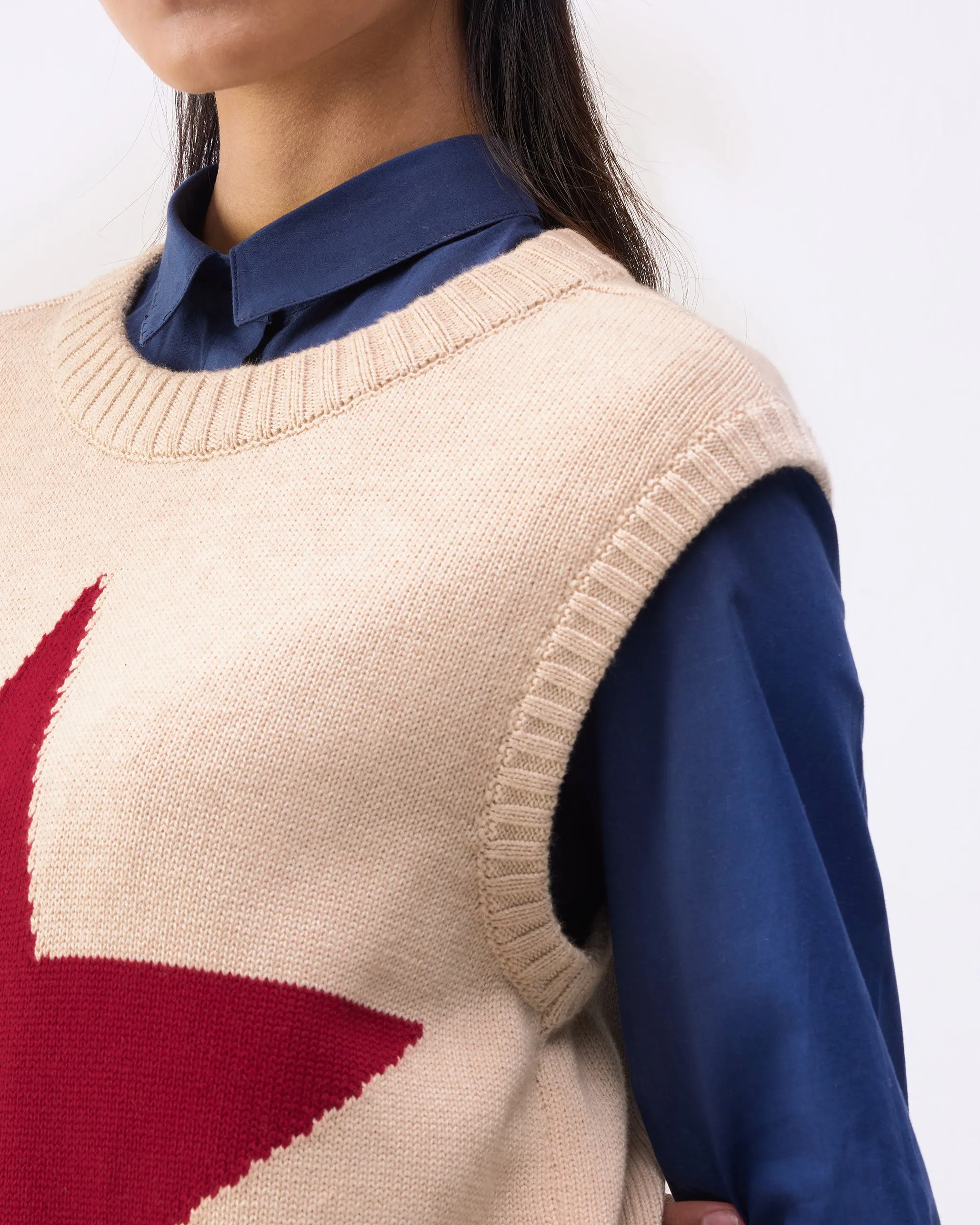 Ronnie Round Neck Sweater - Oatmeal