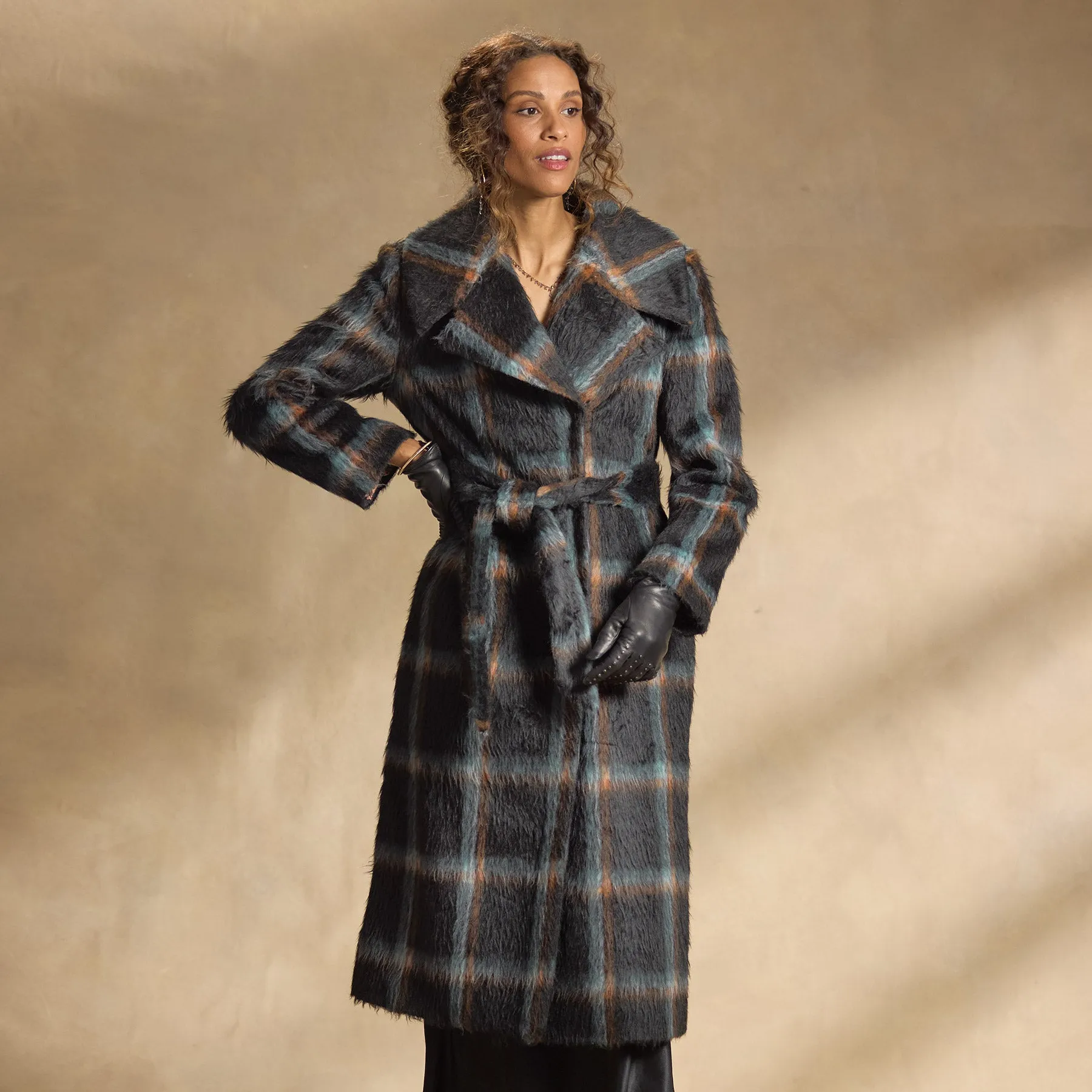 Rosemarie Plaid Coat