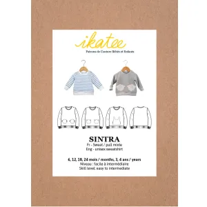 SINTRA sweatshirt - Baby 6M/4Y - Paper Sewing Pattern