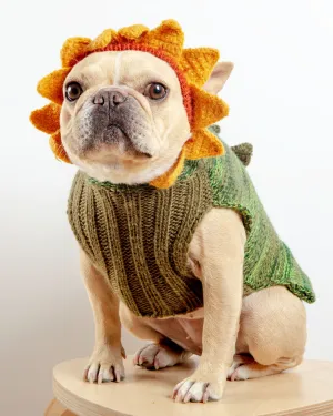 Sunflower Hand-Knit Dog Sweater (DOG & CO. Exclusive)