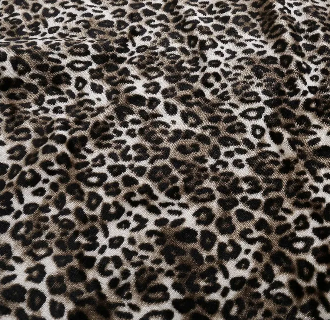 Super Soft Warm Sherpa Fleece Wearable Hoodie Blankets LEOPARD Designs -130 x 180 cm