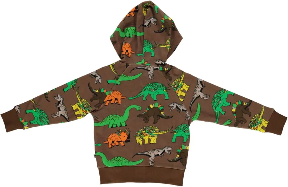 Sweatshirt With Zipper, Dinosauer