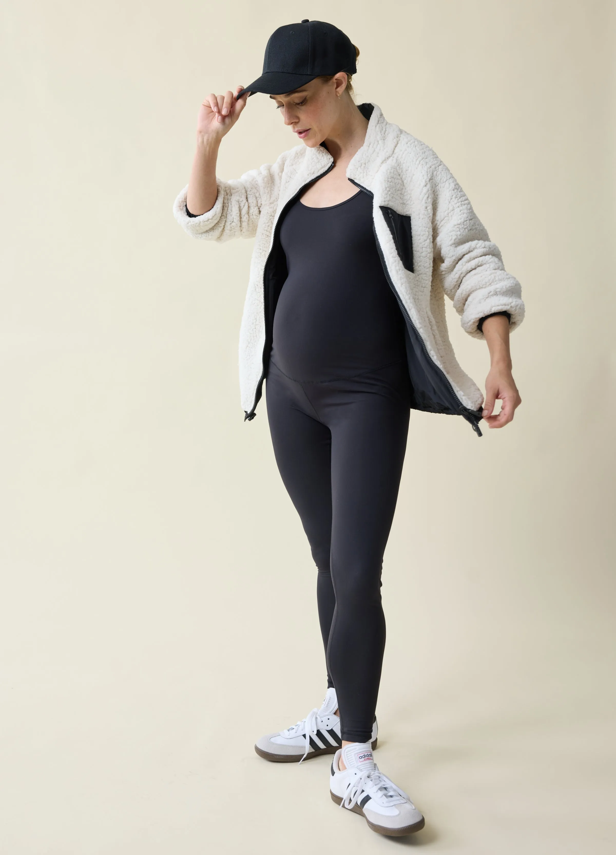 The Double Take Maternity Sherpa Jacket