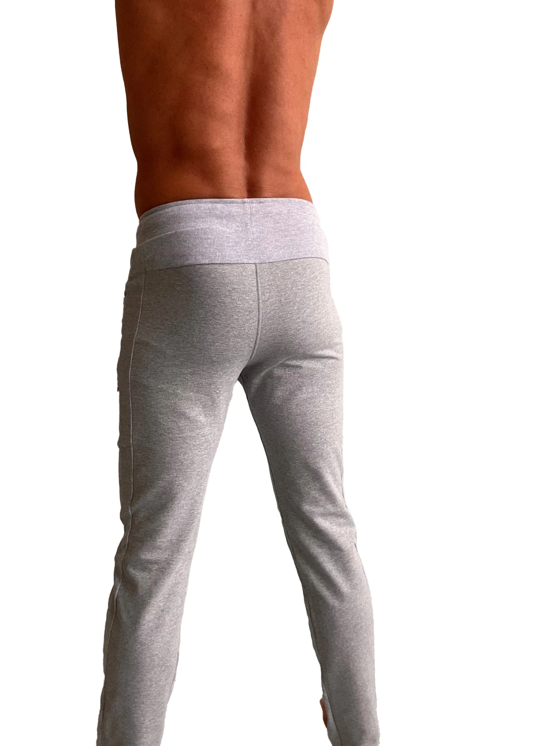 **Winter Collection** MID-Weight Luxury-Fleece Track & Lounge Sweat Pant (Heather Grey)