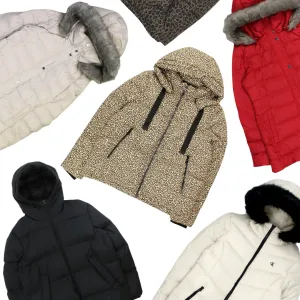 x5 Women's Mixed Tommy Hilfiger & Calvin Klein Colourful Puffer Jackets & Coats Bundle